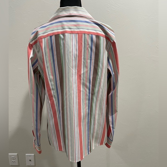 Gold Label Westbound women’s non-iron striped shirt size 14 - Picture 3 of 4